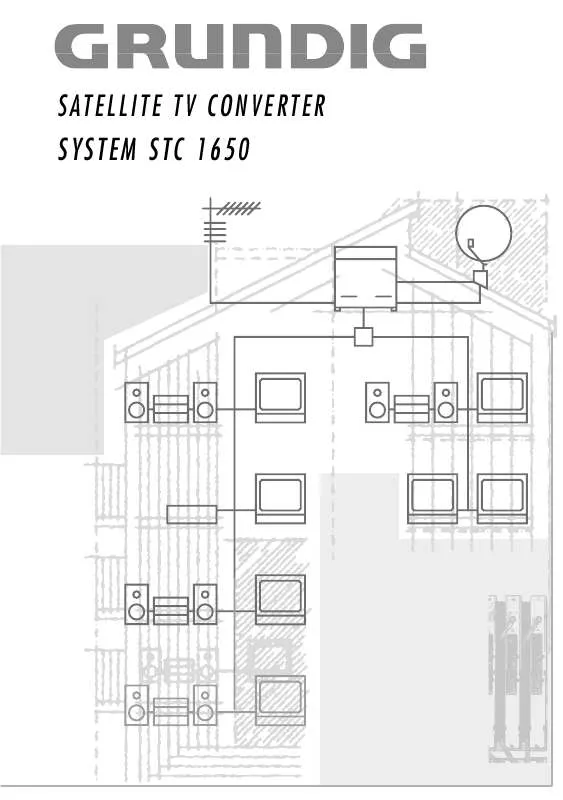 Mode d'emploi GRUNDIG STC 1650