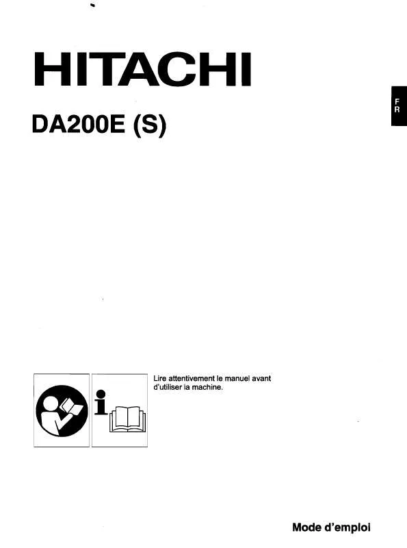 Mode d'emploi HITACHI DA200ES