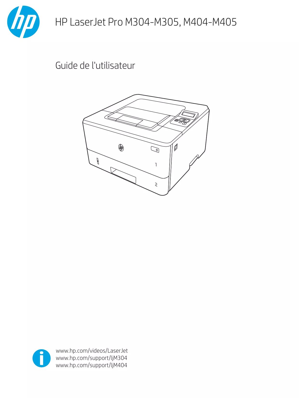 Mode d'emploi HP LASERJET PRO M304A