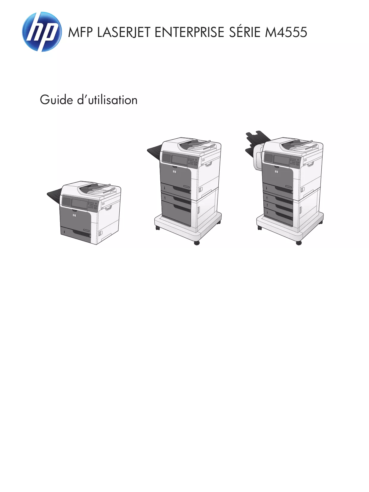 Mode d'emploi HP M4555F