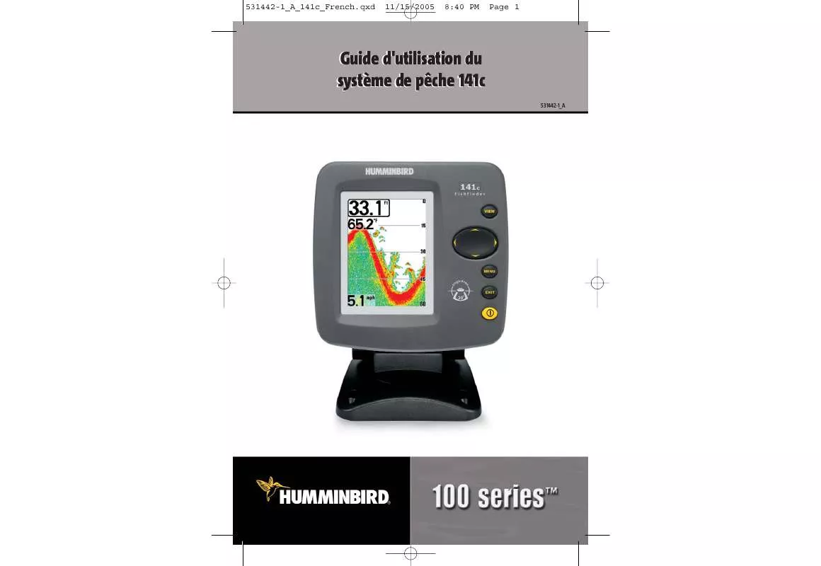 Mode d'emploi HUMMINBIRD 141C