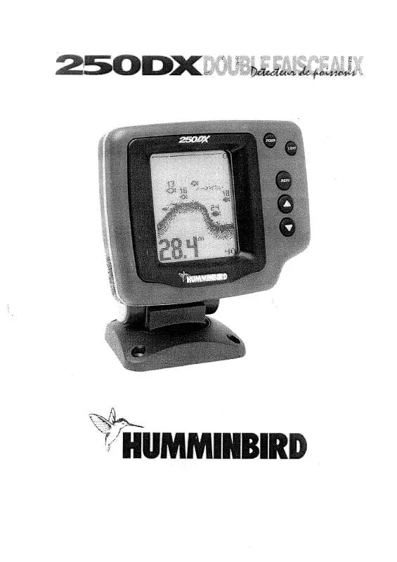 Mode d'emploi HUMMINBIRD 250BX