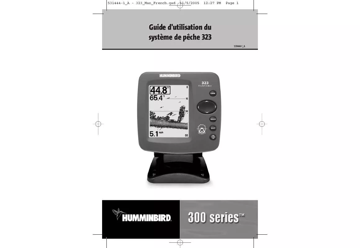 Mode d'emploi HUMMINBIRD 323