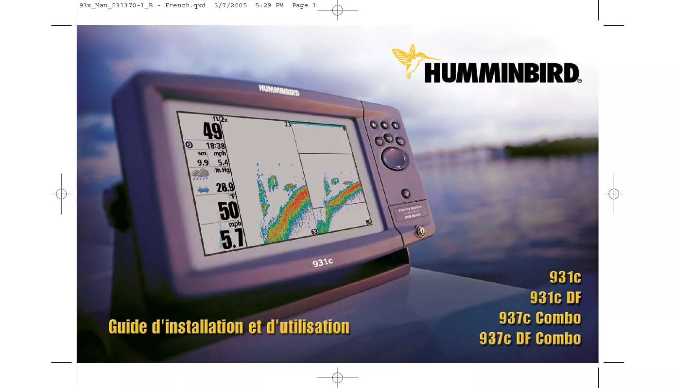 Mode d'emploi HUMMINBIRD 931C DF