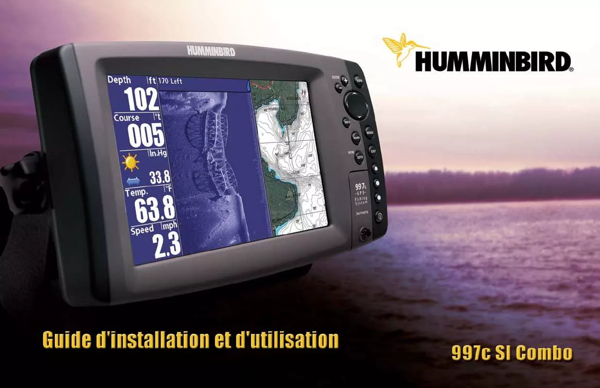 Mode d'emploi HUMMINBIRD 997C SI COMBO