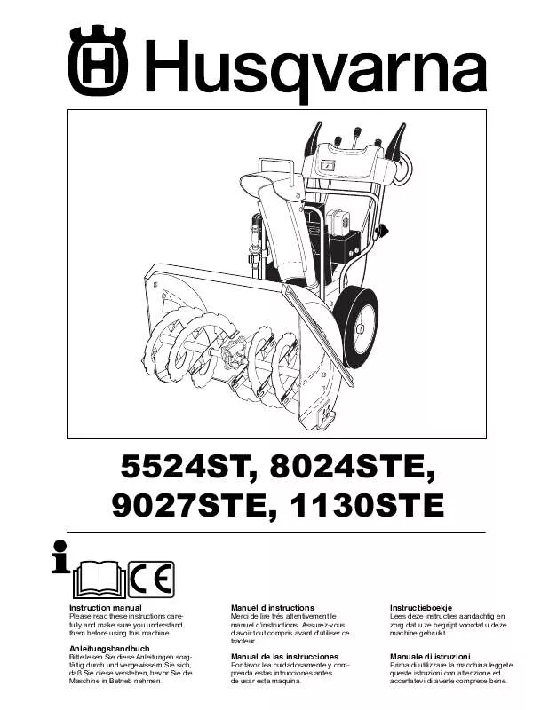 Mode d'emploi HUSQVARNA 8024 STE