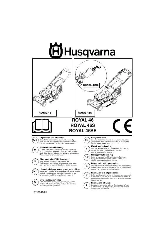 Mode d'emploi HUSQVARNA ROYAL 46 SE