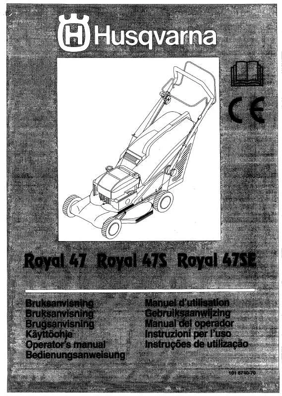 Mode d'emploi HUSQVARNA ROYAL 47