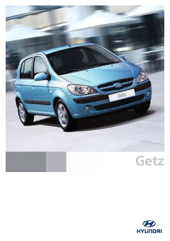 Mode d'emploi HYUNDAI GETZ