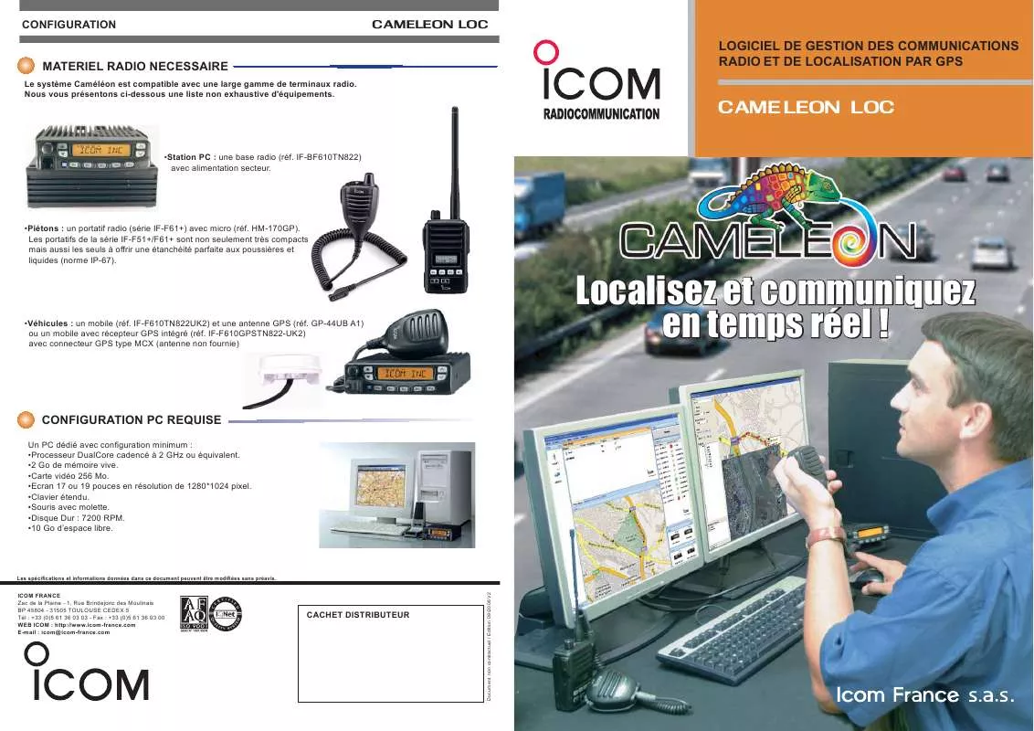 Mode d'emploi ICOM CAMELEON LOC