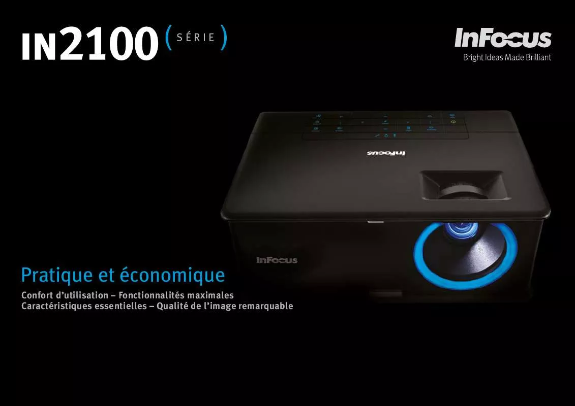 Mode d'emploi INFOCUS IN2100