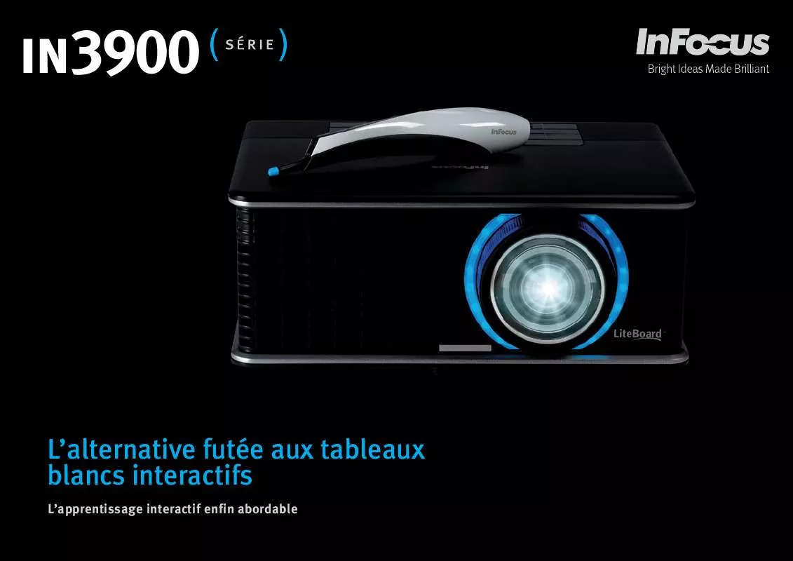 Mode d'emploi INFOCUS IN3916