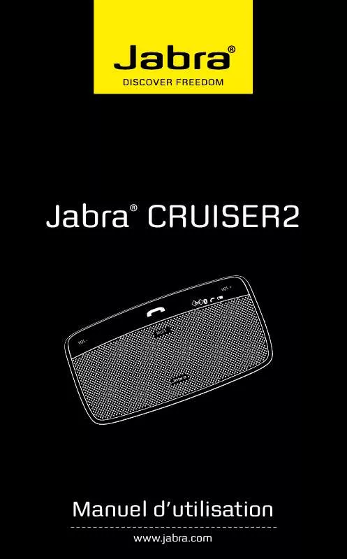 Mode d'emploi JABRA CRUISER2