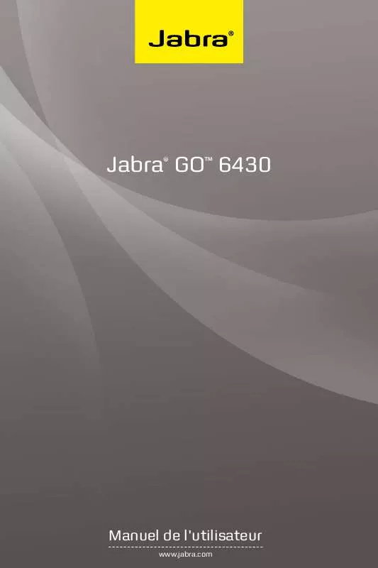 Mode d'emploi JABRA GO 6430