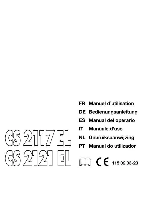 Mode d'emploi JONSERED CS2117 EL