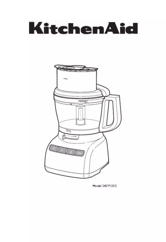 Mode d'emploi KITCHENAID 5KFP1335EAC