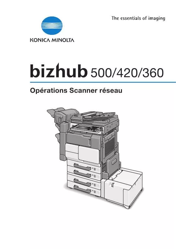 Mode d'emploi KONICA MINOLTA BIZHUB 420