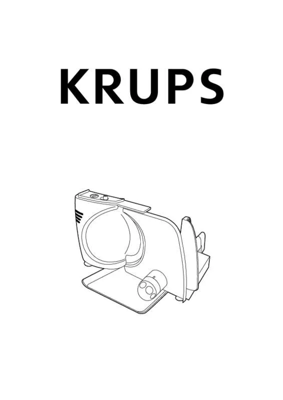 Mode d'emploi KRUPS 37275