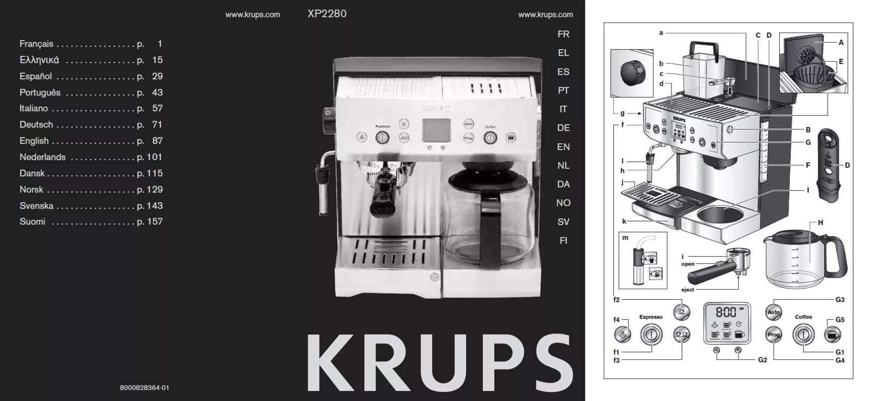 Mode d'emploi KRUPS COMBINE YY8204 FD