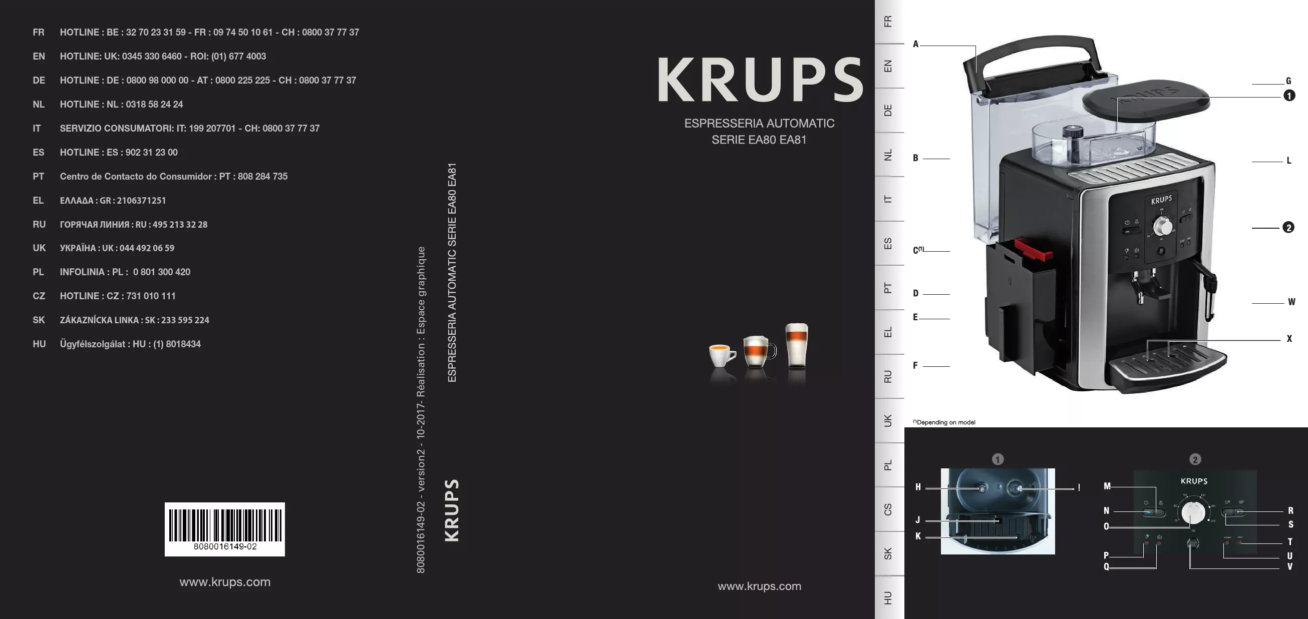 Mode d'emploi KRUPS EA 8100