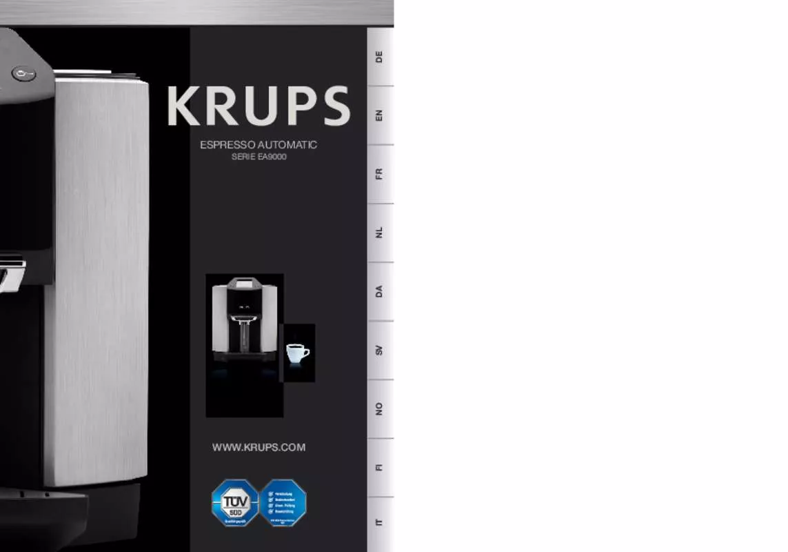 Mode d'emploi KRUPS ESPRESSO AUTOMATIC YY8108