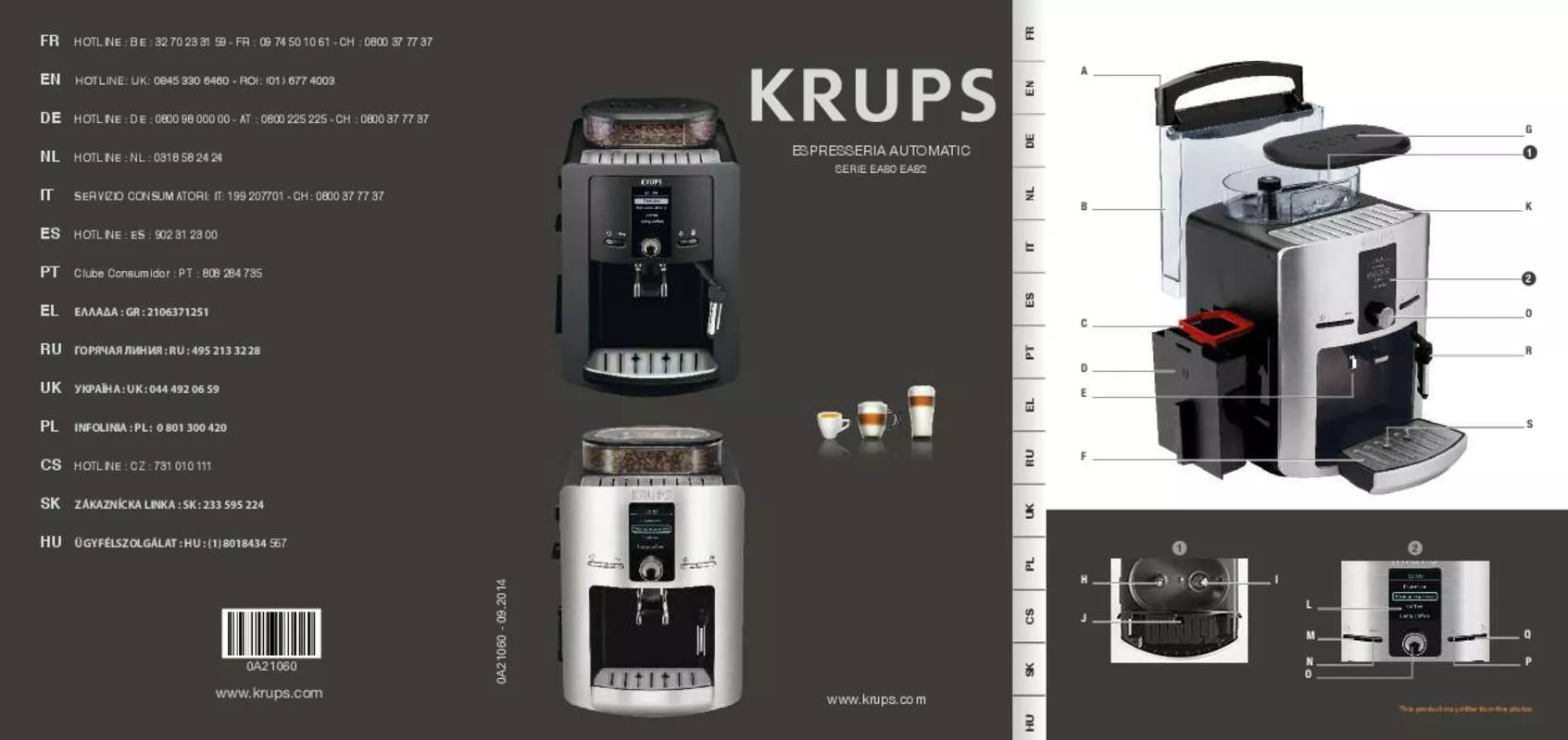 Mode d'emploi KRUPS EXPRESSO YY8106FD