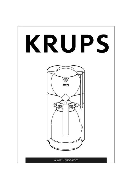 Mode d'emploi KRUPS F197