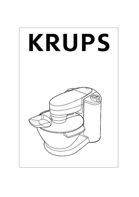 Mode d'emploi KRUPS F415