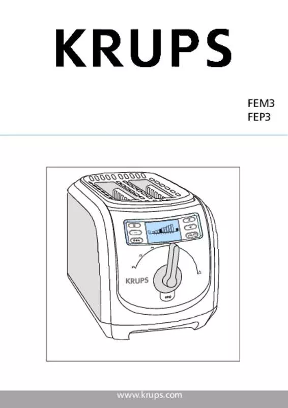 Mode d'emploi KRUPS FEM3D5