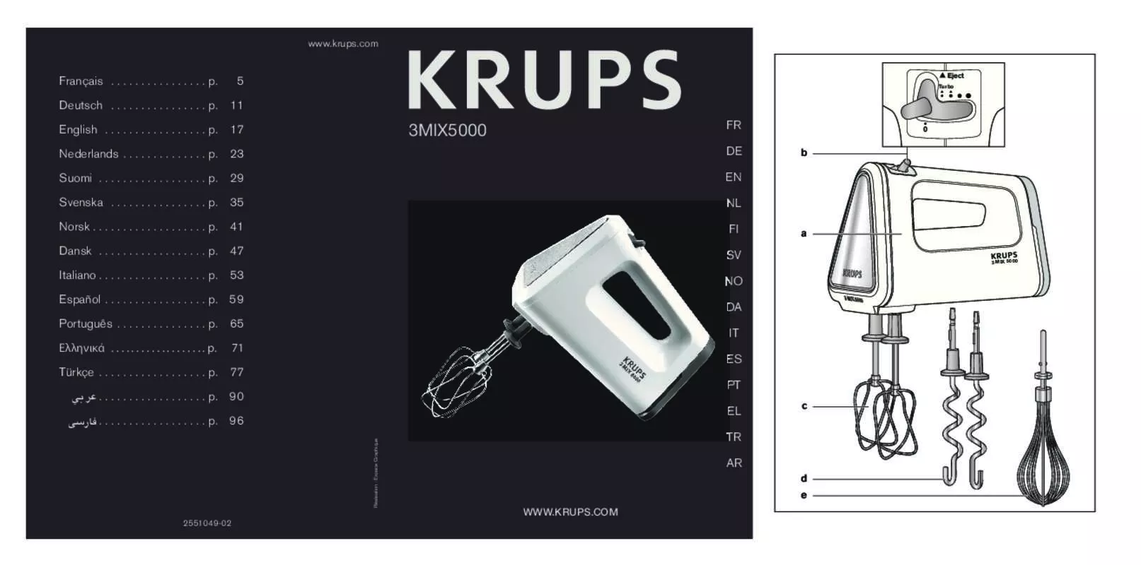 Mode d'emploi KRUPS GN 5001