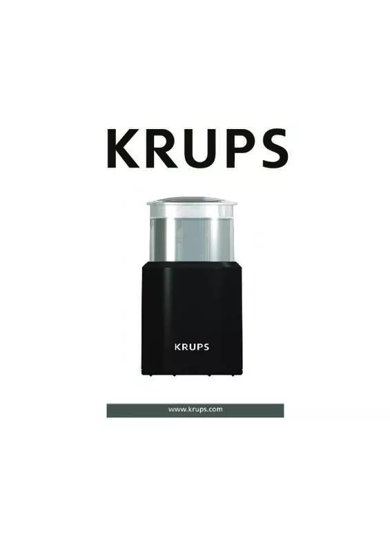 Mode d'emploi KRUPS GVX2000