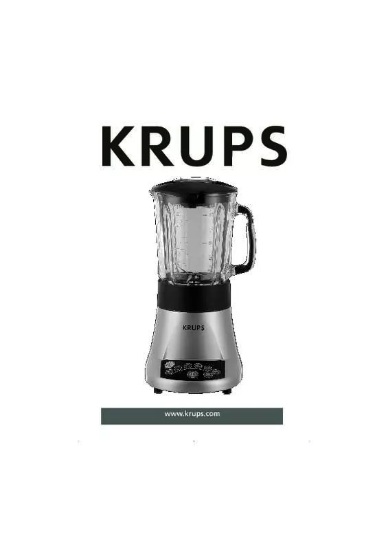 Mode d'emploi KRUPS KB710A