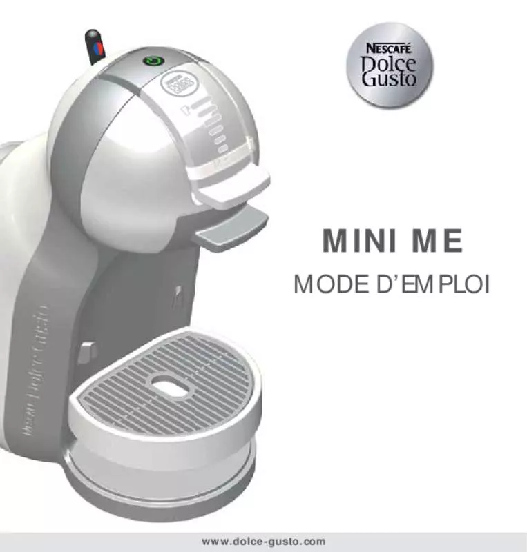 Mode d'emploi KRUPS NESCAFE DOLCE GUSTO MINI ME YY1502 FD