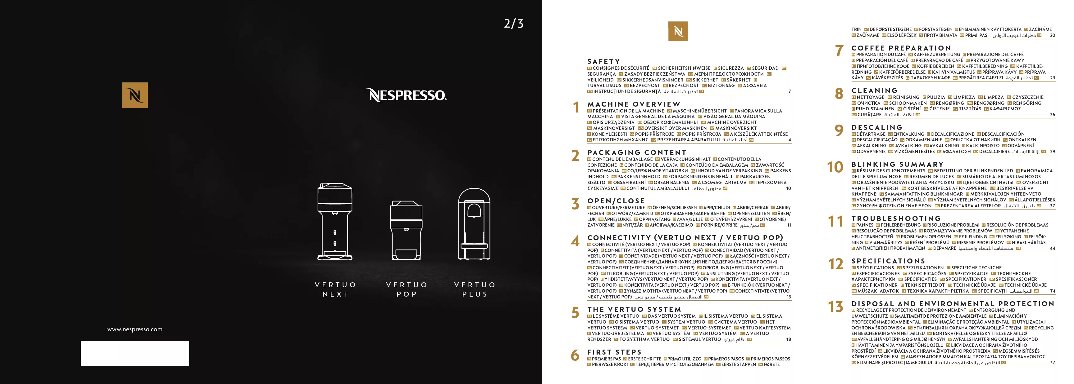 Mode d'emploi KRUPS NESPRESSO VERTUO NEXT XN910