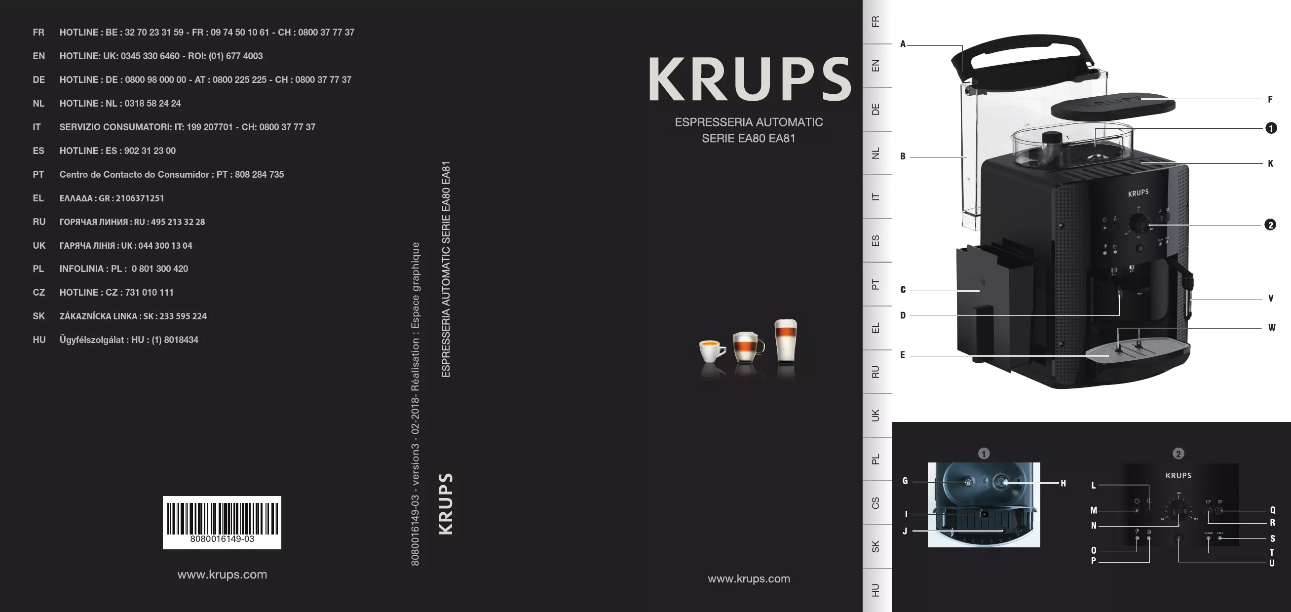 Mode d'emploi KRUPS YY4800FD