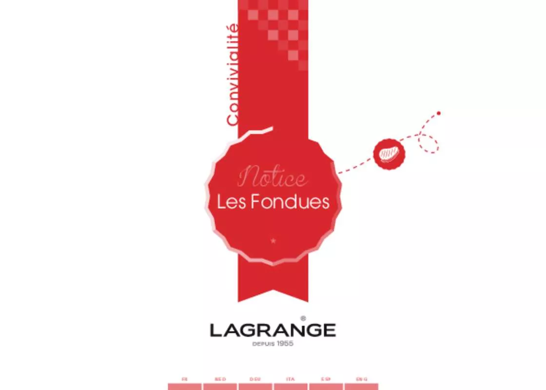 Mode d'emploi LAGRANGE 349203