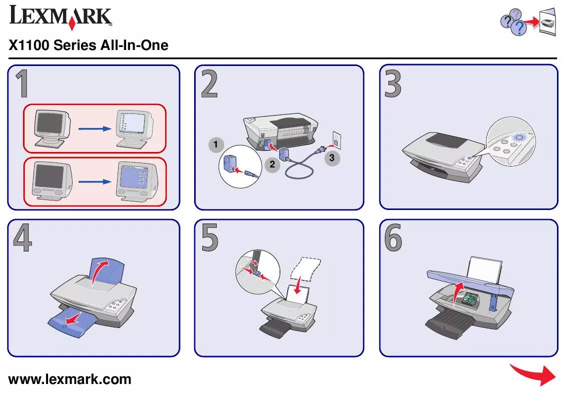 Mode d'emploi LEXMARK X1170