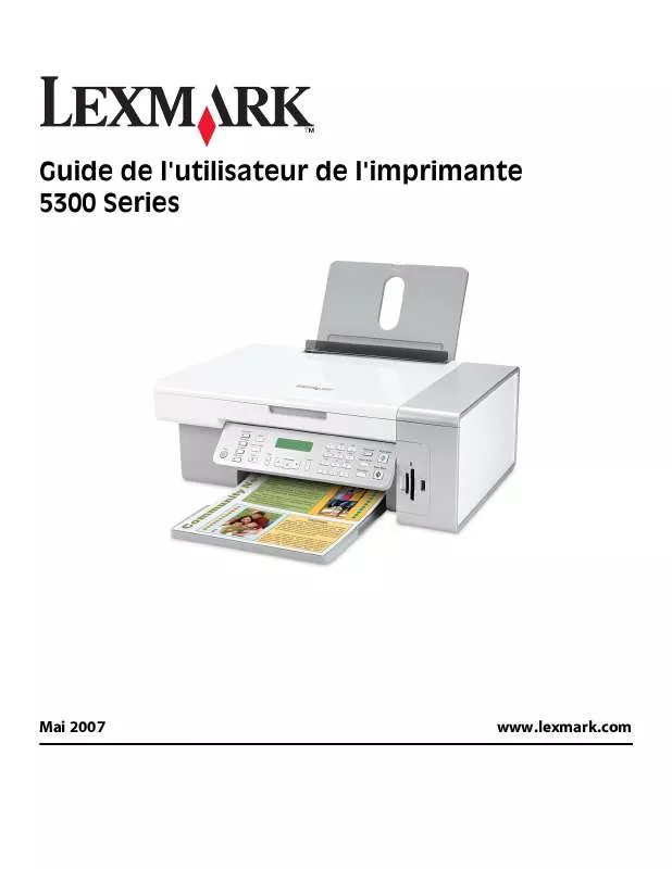 Mode d'emploi LEXMARK X5320