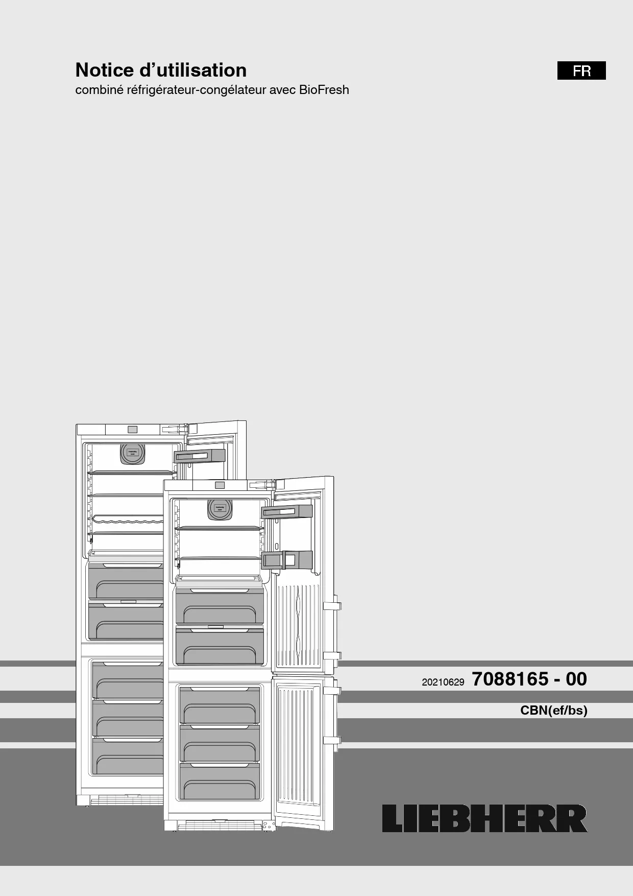 Mode d'emploi LIEBHERR CBNEF 4835-20