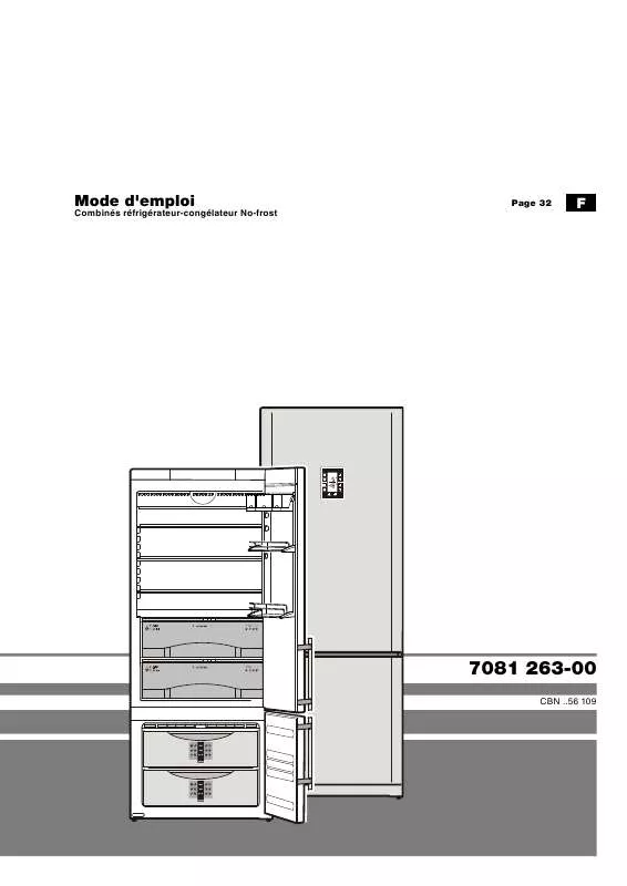 Mode d'emploi LIEBHERR CBNES 5156