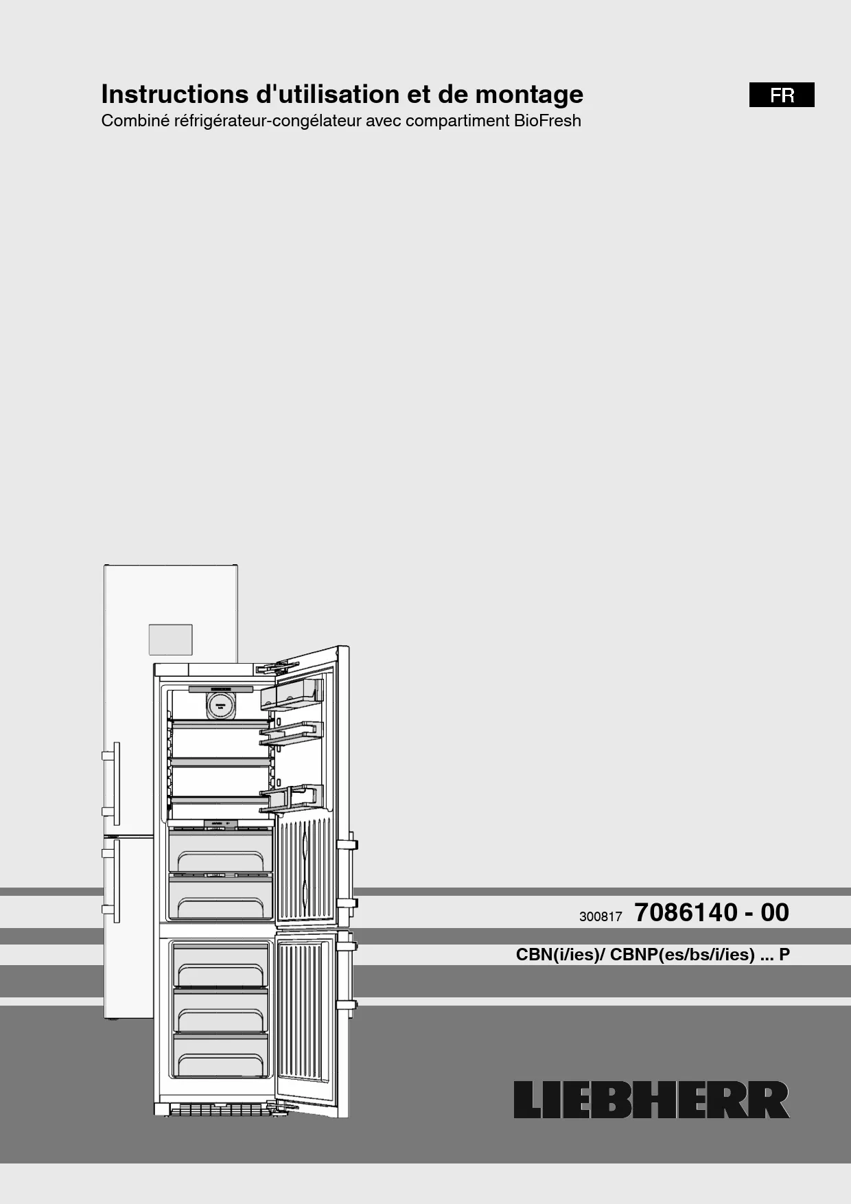 Mode d'emploi LIEBHERR CBNP 4858