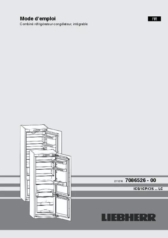 Mode d'emploi LIEBHERR CIS321