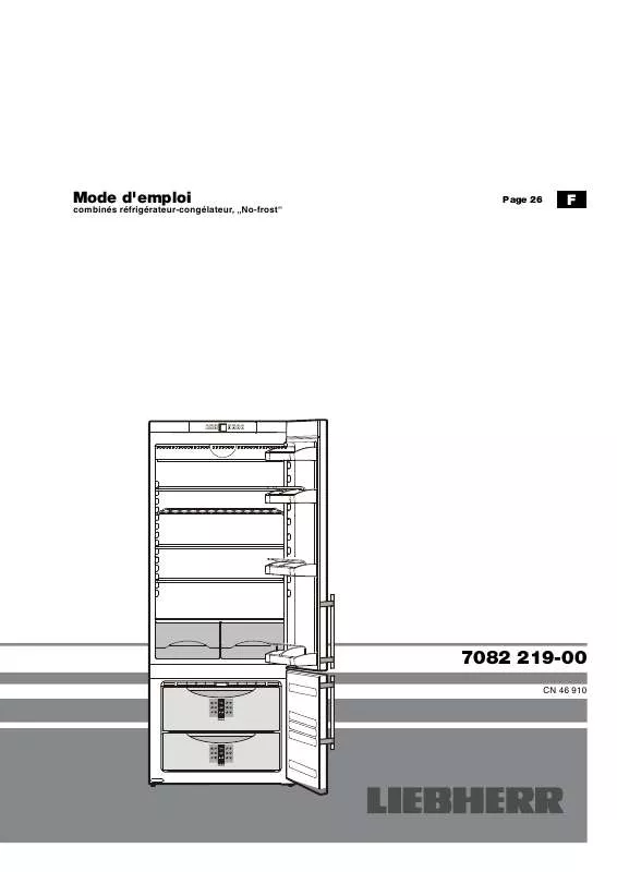 Mode d'emploi LIEBHERR CN 4613