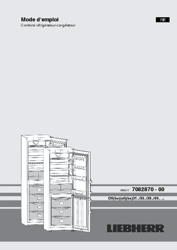 Mode d'emploi LIEBHERR CN3515