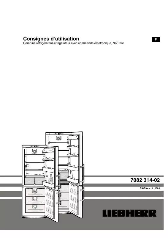 Mode d'emploi LIEBHERR CN 3613