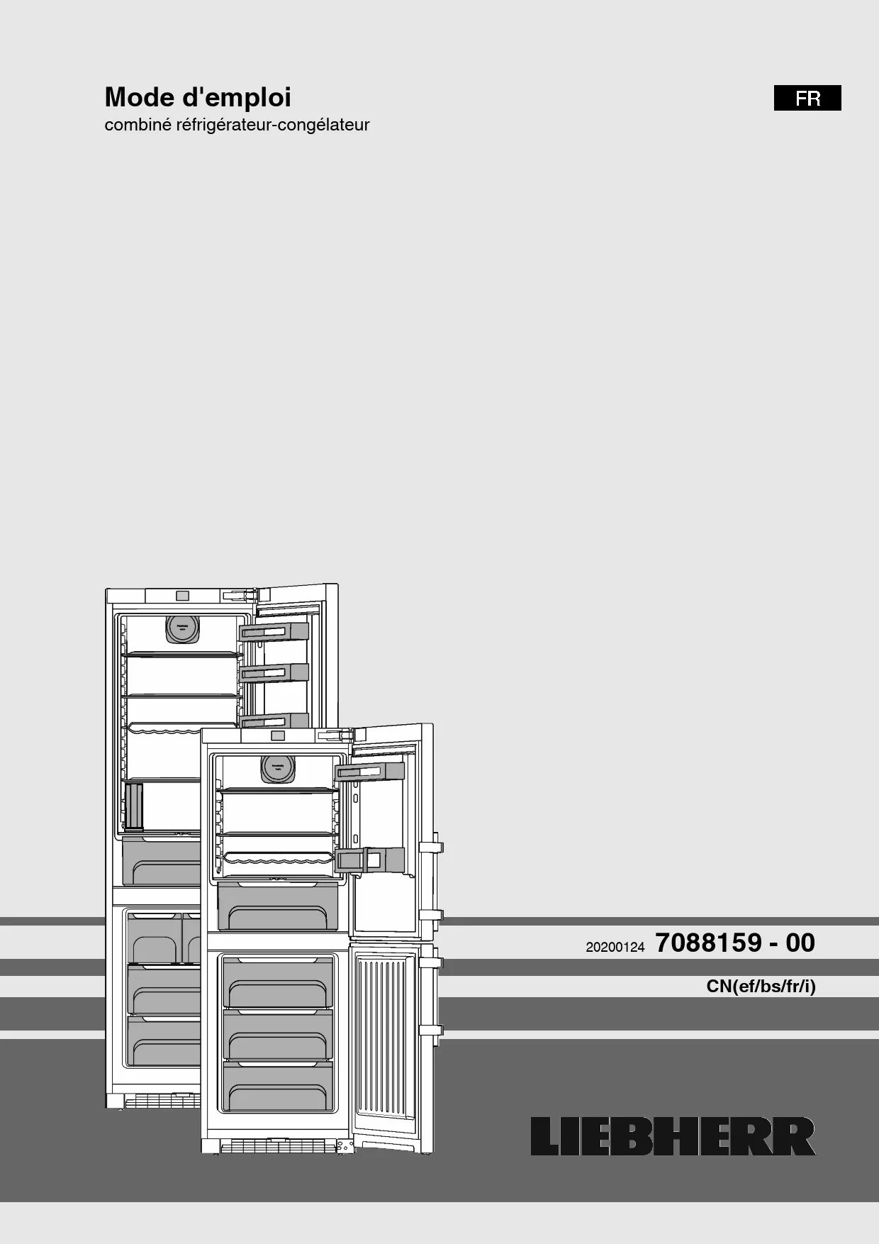 Mode d'emploi LIEBHERR CNEF 4335-20