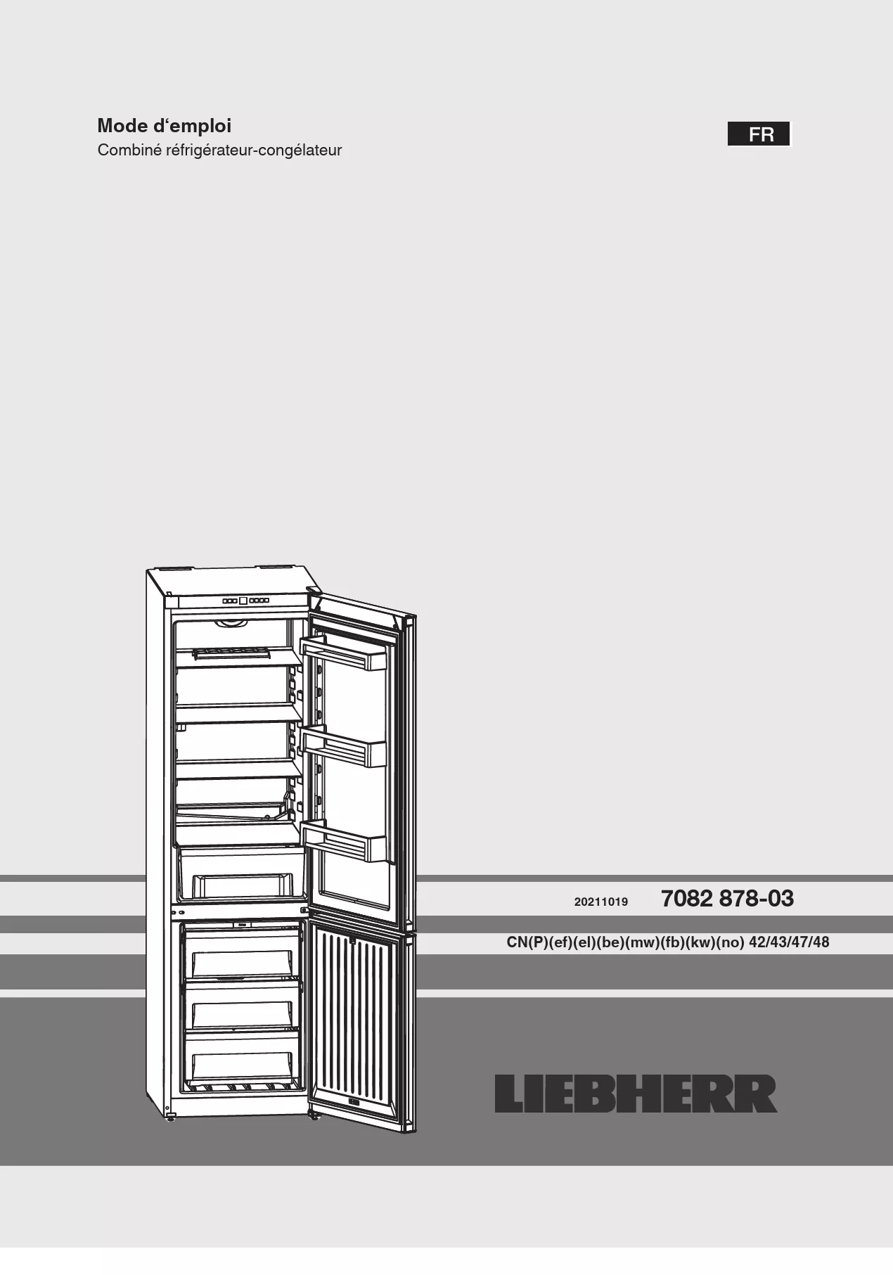 Mode d'emploi LIEBHERR CNEF4313-23