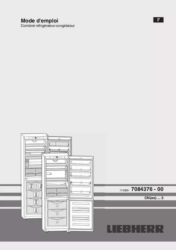 Mode d'emploi LIEBHERR CNES 4013