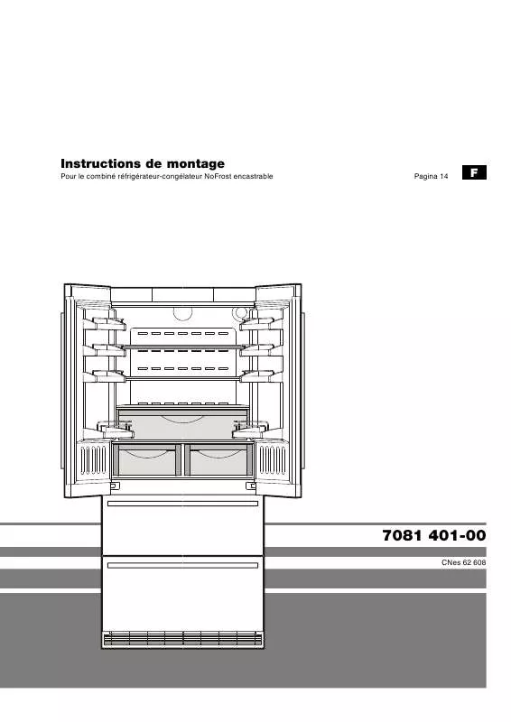 Mode d'emploi LIEBHERR CNES 6256