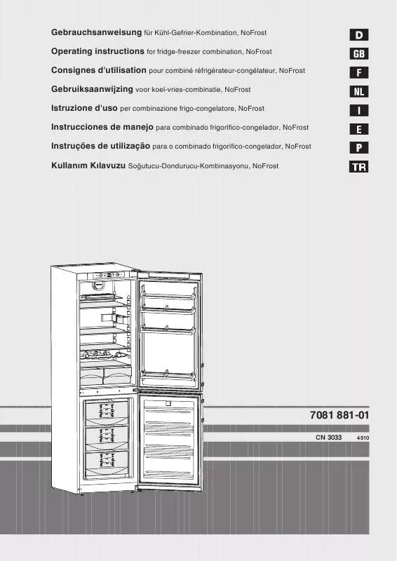 Mode d'emploi LIEBHERR CNESF 304